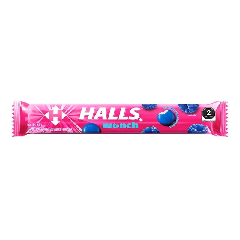 HALLS MONCH FRAMBUESA 16.8 GR image number null
