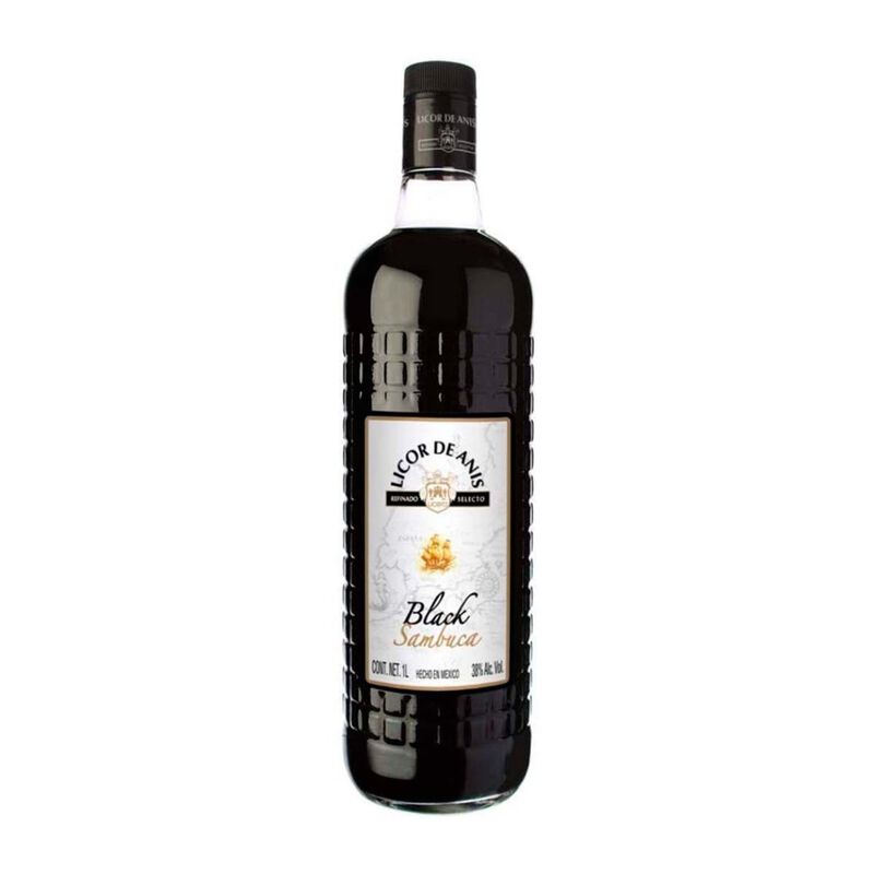 ANIS DOMECQ BLACK SAMBUCA 1L image number null