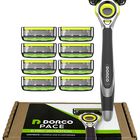 Razor System Dorco Pace 6 Pro 3d Motion, 1 Mango Y 9 Cartuchos