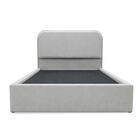 Cama King Size Elite Atlas Del Descanso Gris Madera Pino