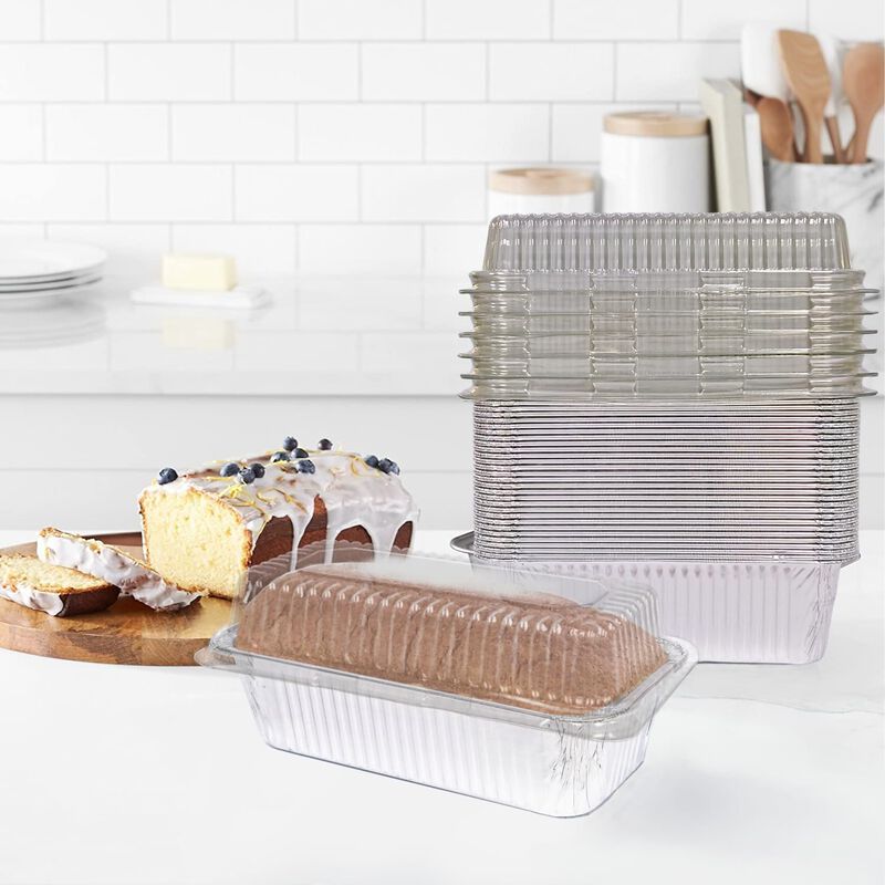 Molde para Pan Lewarm 30 Unidades 2lb con Tapas image number null