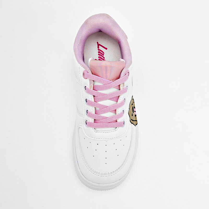 Lady One Tenis urbano para ni&ntilde;a blanco camel ro... image number null