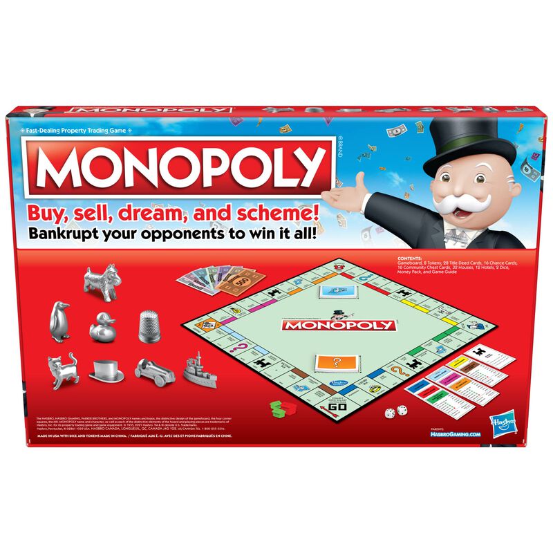 Juego De Mesa Monopoly Family Para 2 A 6 Jugado... image number null