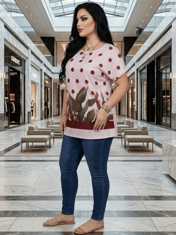 Blusa Casual Bluson Malabis Bl-1041 Rosa image number null