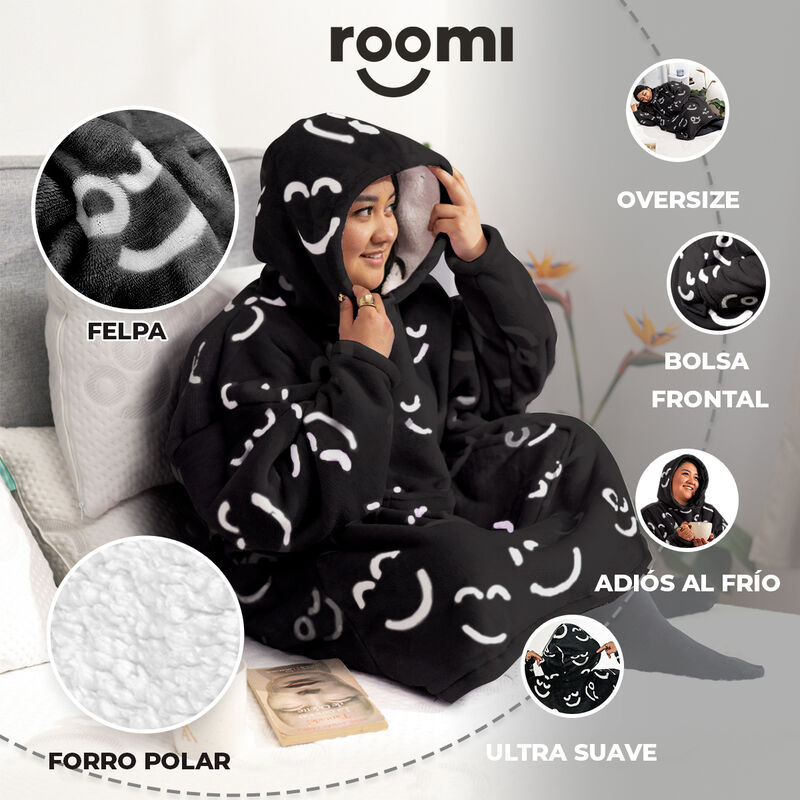 Pijama Adulto Unitalla Sudadera Cobija Roomi Co... image number null