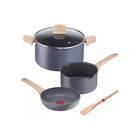 Bateria De Cocina Tfal G2669182 5 Piezas Gris