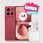 Combo Smartphone Motorola Moto G86 256Gb 8Gb Ram Rojo + Audifonos Bluetooth