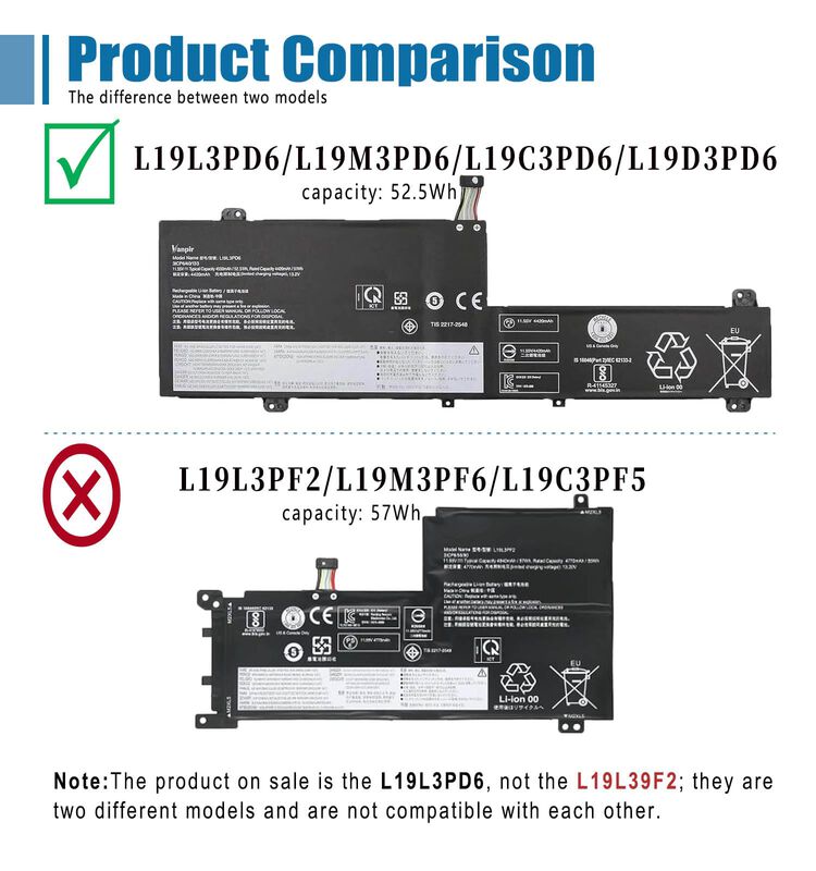 Bater&iacute;a Para Port&aacute;til Vanpir 11,55v 52,5wh 4550... image number null