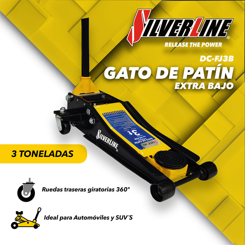 Gato Hidráulico de Patín Silverline 3 Toneladas... image number null