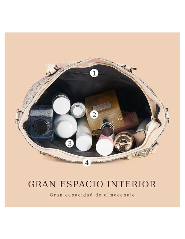 Set De Bolsa Pink Brule Carrychic Para Mujer image number null