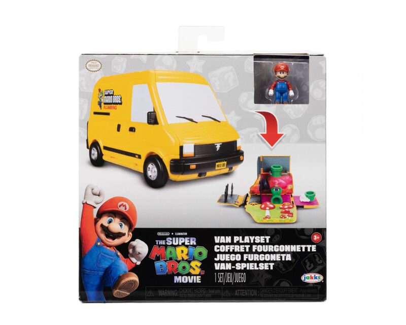 Super Mario Bros Movie Playset Van image number null