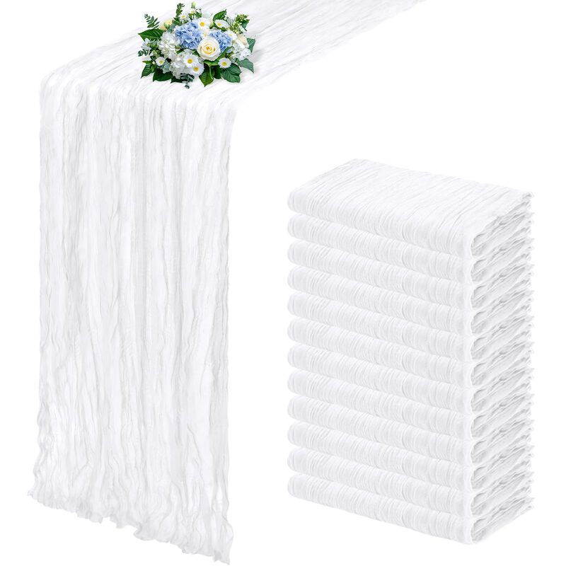 Caminos de mesa Realbox 275 cm blanco, pack de ... image number null