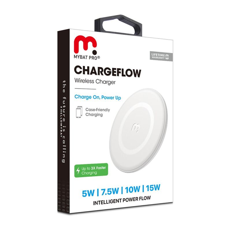 Base Cargador Mybat Inalambrico Qi 15w Blanco P... image number null