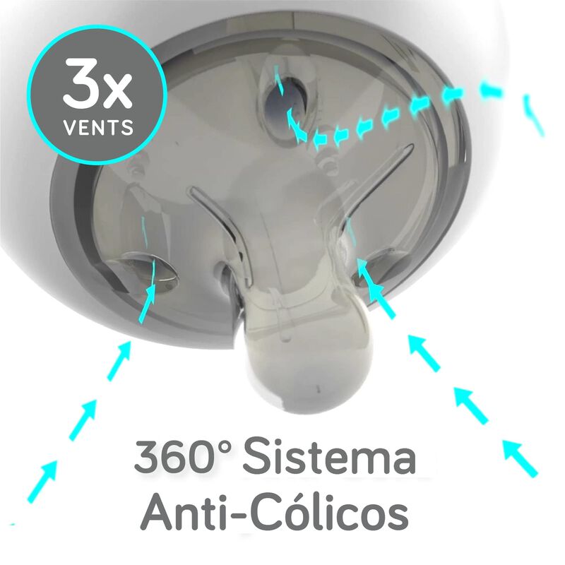 Biber&oacute;n Nanob&eacute;b&eacute; Flexy De Silicona 9 Oz Paquete... image number null