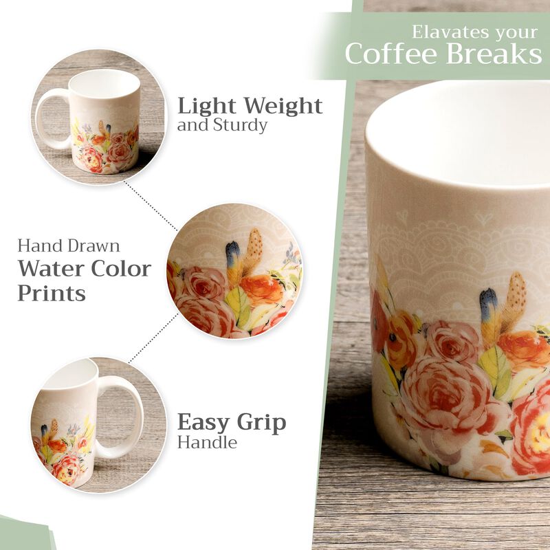Taza De Caf&eacute; Maison D'hermine 355 ml Con Asa (1... image number null