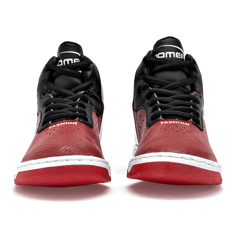 Zoomer tenis para ni&ntilde;o  negro rojo cod 141442-D image number null