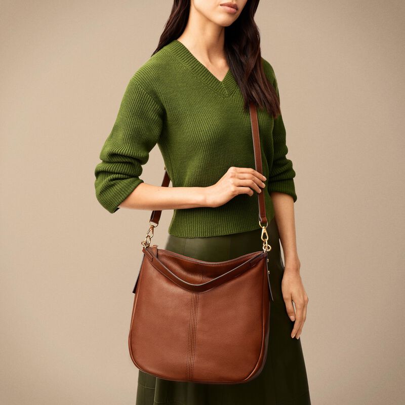 Bolso De Mano Fossil Jolie Leather Hobo Purse B... image number null