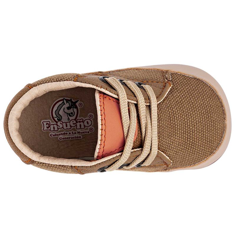 Ensueño Tenis para bebé niño camel beige naranj... image number null