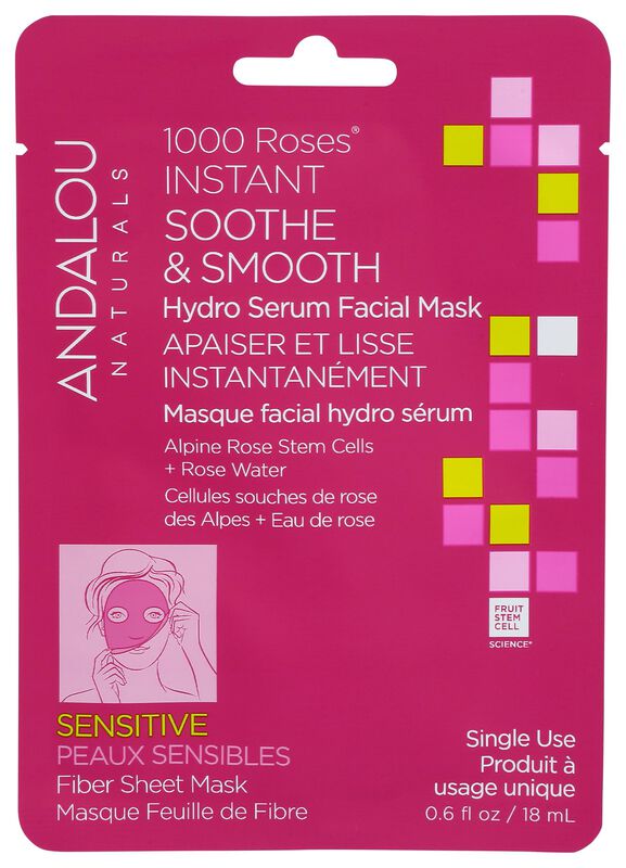 Mascarilla de Hoja Andalou Naturals 1000 Rosas ... image number null