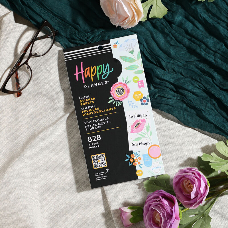 Stickers Pequeñas Flores 30 Hojas image number null