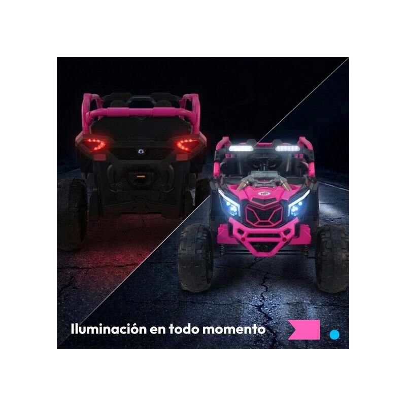 Carro El&eacute;ctrico Con Luces Led Bluetooth 3 Veloc... image number null