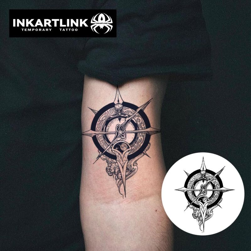 Tatuaje Temporal Inkartlink - 2 Hojas De Br&uacute;jul... image number null