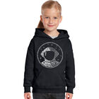 Sudadera Con Capucha Word Art Para Ni&ntilde;a - Necesito Mi Espacio Astronauta - Negro