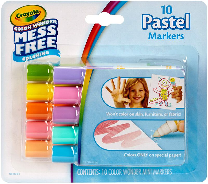 Marcadores Crayola Color Wonder Sin Manchas 10 ... image number null