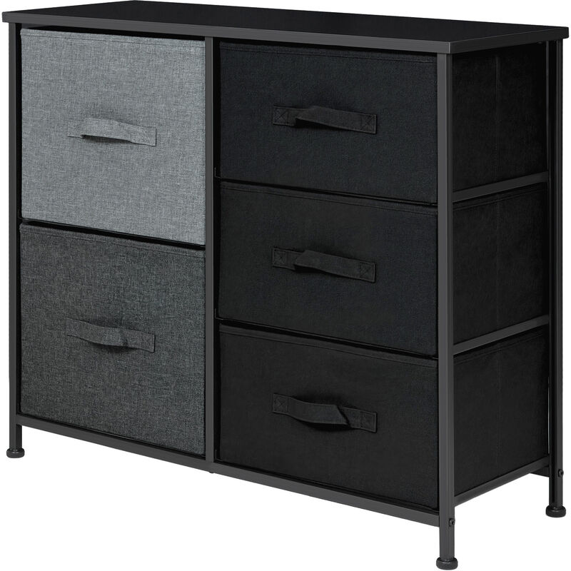 Mueble Cajonera Buro Organizador 5 Cajones Tela... image number null