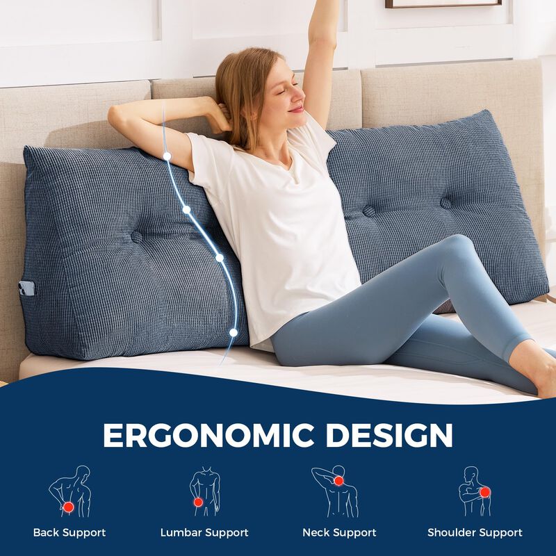 Almohada Para Cabecera Iaseahk Twin 99 &times; 25 &times; 5... image number null