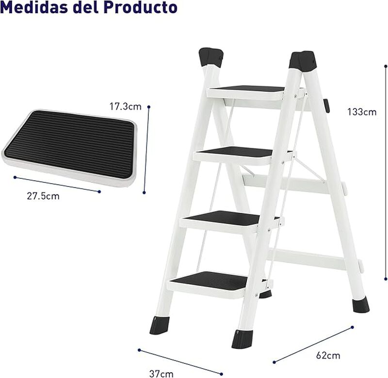 Escalera Plegable Multifuncional Tipo Tijera 4 ... image number null