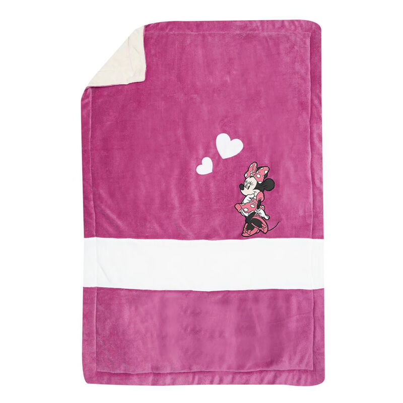 Cobertor Cuna Chiqui Mundo Bordado Minnie image number null