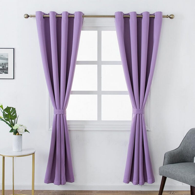 Cortinas Blackout Para Bloquear Luz Y Ruido Lil... image number null