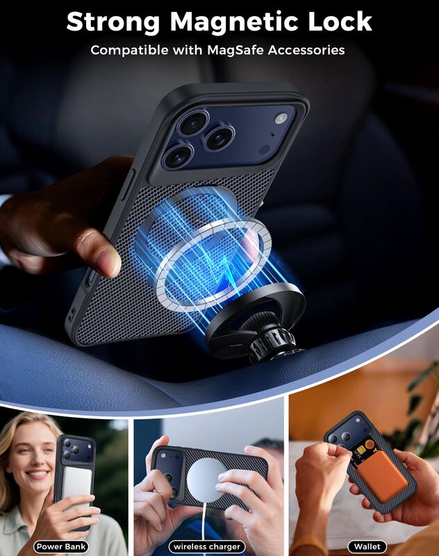 Funda Enlafavo Para Iphone 17 Pro Max Negra Con... image number null
