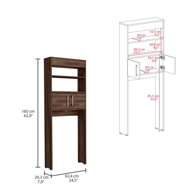 Gabinete De Ba&ntilde;o Oporto Nogal Virtual Muebles image number null