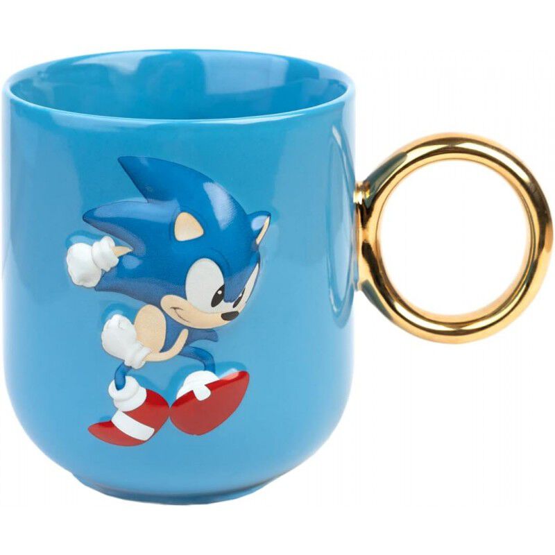 Taza 3D Asa Anillo Sonic El Erizo The Hedgehog ... image number null