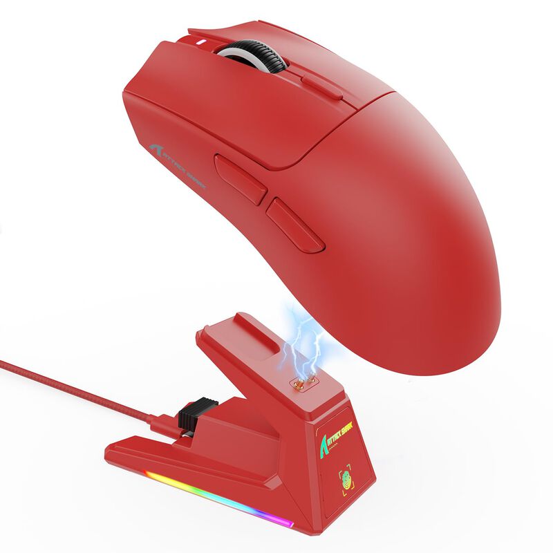 Rat&oacute;n Gaming Attack Shark X1 Inal&aacute;mbrico 40000 ... image number null