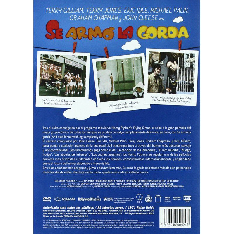 Se Arm&oacute; La Gorda [dvd] (1971) Monty Python And ... image number null