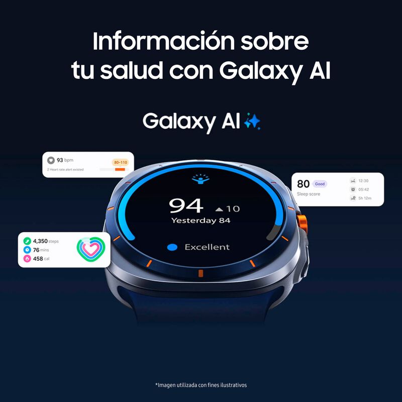 Samsung Galaxy Watch Ultra (LTE, 47 mm) Azul Ti... image number null