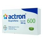 Actron 600 600mg 10 c&aacute;psulas 600mg caja con 10 c&aacute;psulas