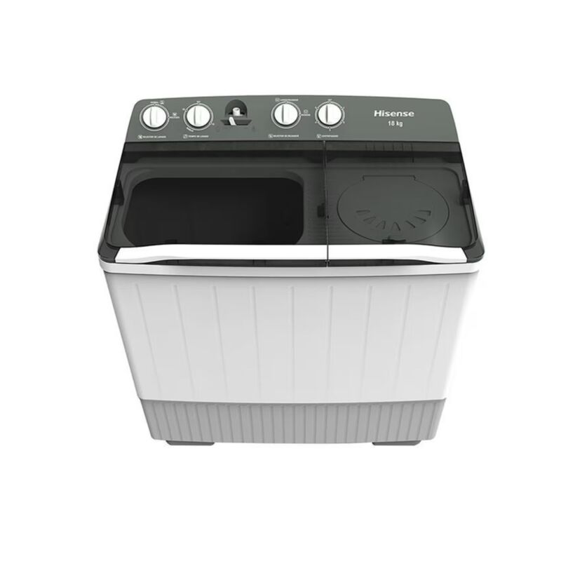 Lavadora Hisense Wsa1803P Dos Tinas 18 Kg Blanc... image number null