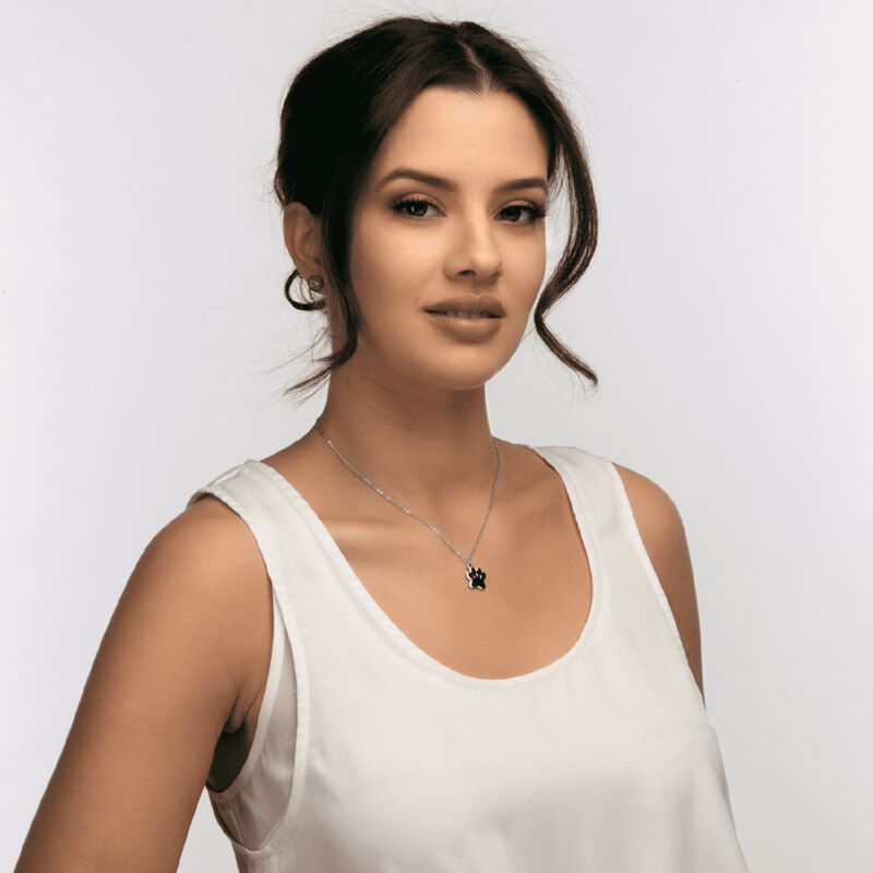Collares Huella Perro, Regalos Mujer Amantes Pe... image number null