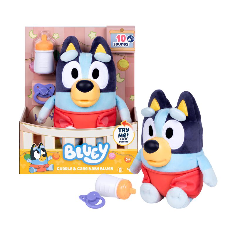 Peluche Bluey Care And Cuddle Soft Baby De 28 C... image number null