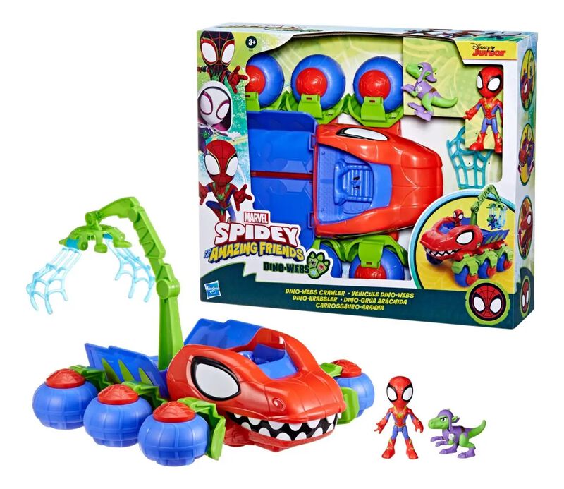 Set De Juego De Dino Gr&uacute;a Ar&aacute;cnida De Spidey An... image number null