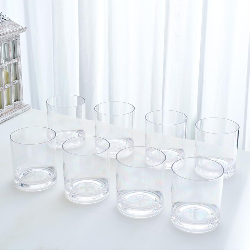 Vasos De Acr&iacute;lico Transparente Khen 355 ml Pack... image number null