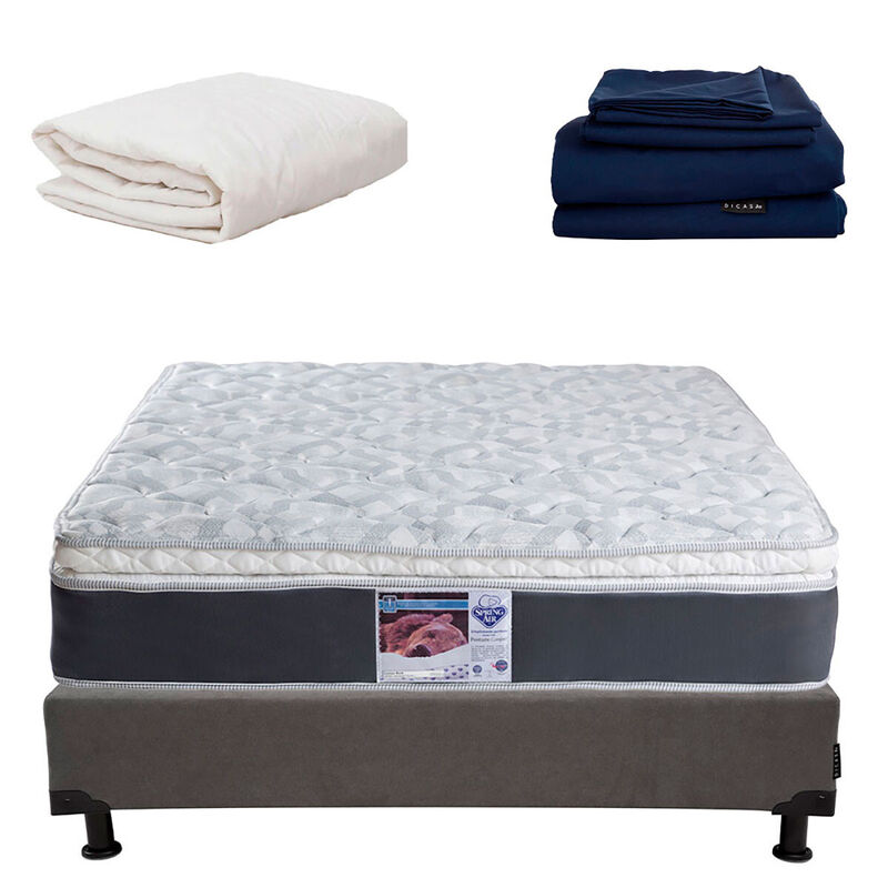 Colch&oacute;n Individual Spring Air Marte+S&aacute;banas Dic... image number null