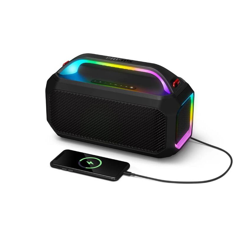 Philips Bocina Port&aacute;til Bommbox Bass+ TWS y Aur... image number null