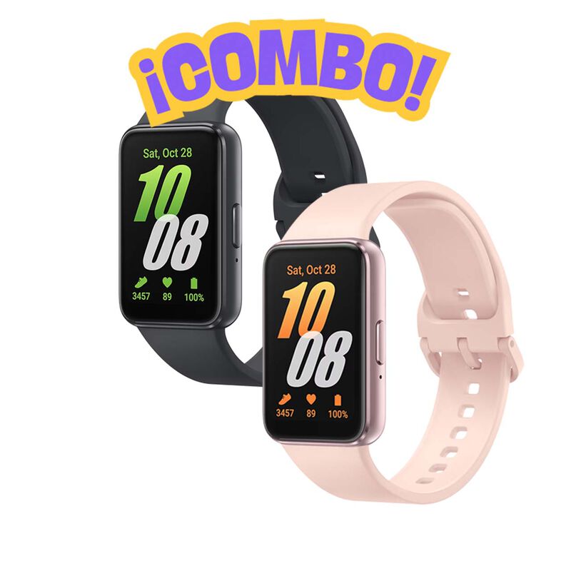 Combo Samsung Smartwatch Fit3 Negro + 1 Fit3 Ro... image number null
