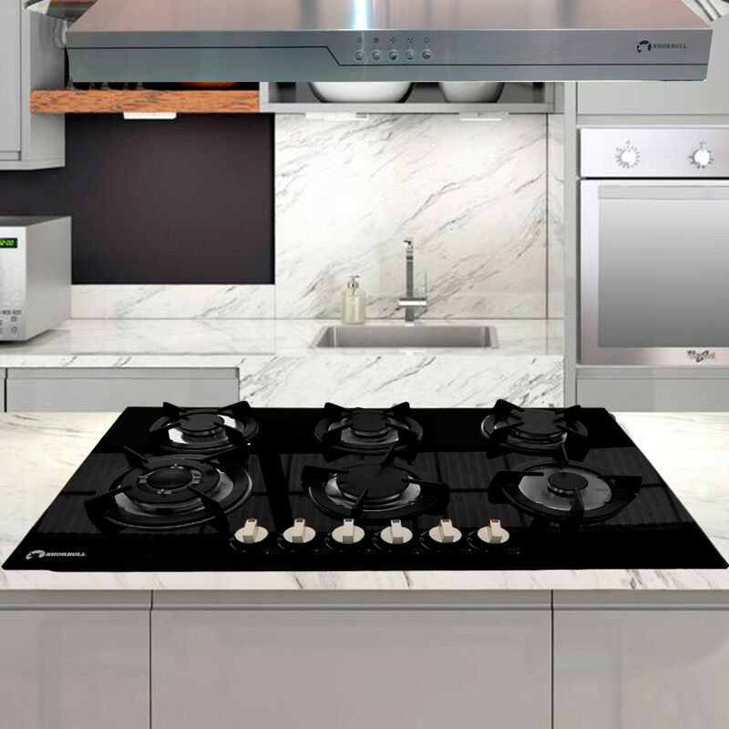 Estufa de vidrio 6 quemadores Shorbull image number null