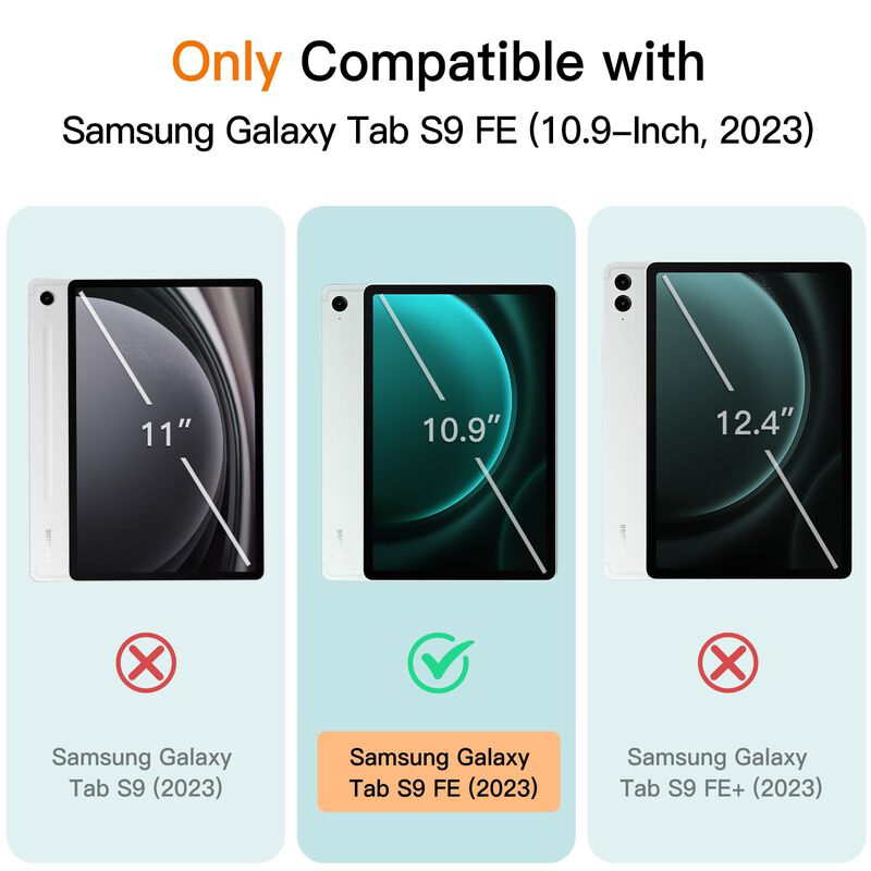 Funda Jetech Para Samsung Galaxy Tab S10 Fe/s9 ... image number null